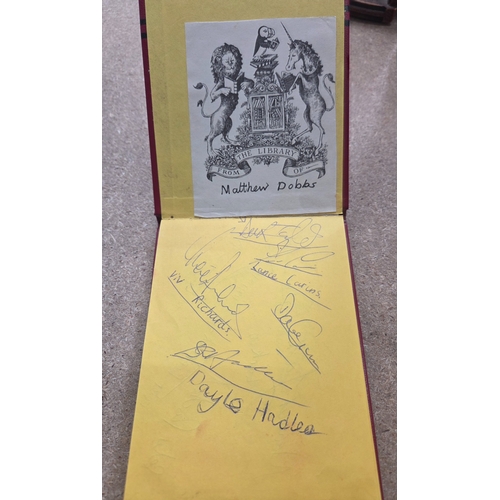 4 - Somerset County Cricket Club autograph book