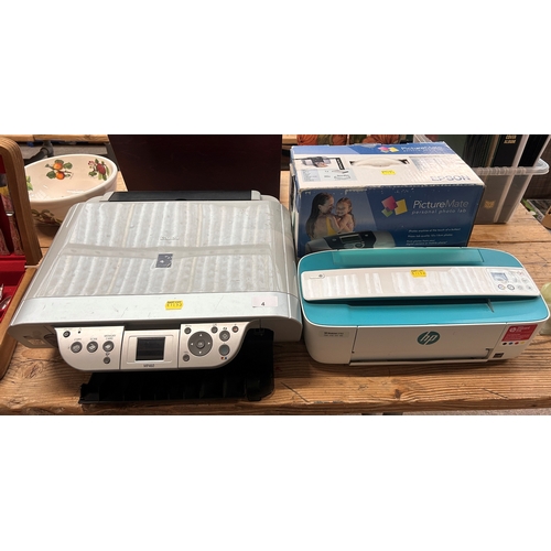 4 - Canon MP460 printer together with a HP Deskjet printer and a boxed Epson Picture Mate photo lab (3)