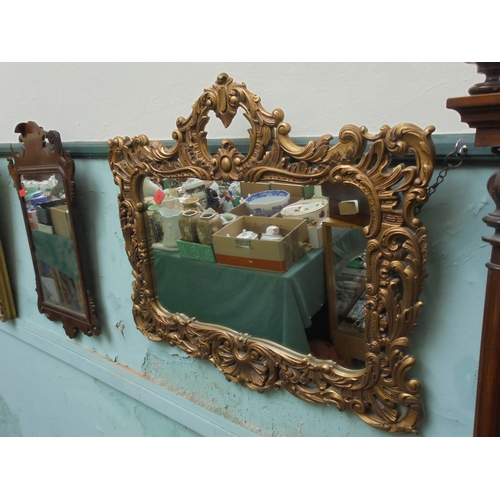 270 - Heavy gold framed mirror