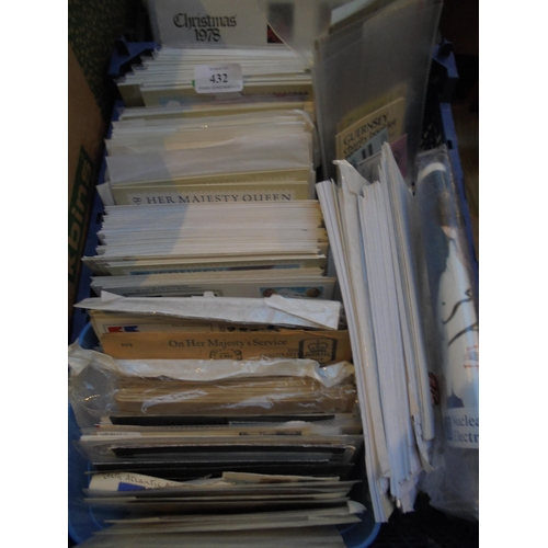 432 - Selection of British first day covers and stamp envelopes dating back to early 20th century