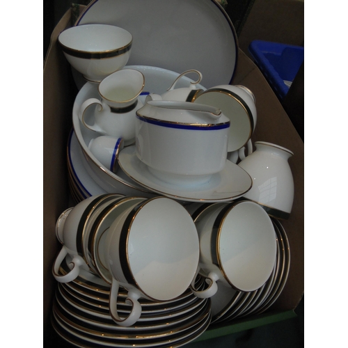 45 - Mixed collection of part ceramic tea sets, part Duchess fine bone china Warwick and German ceramic H... 