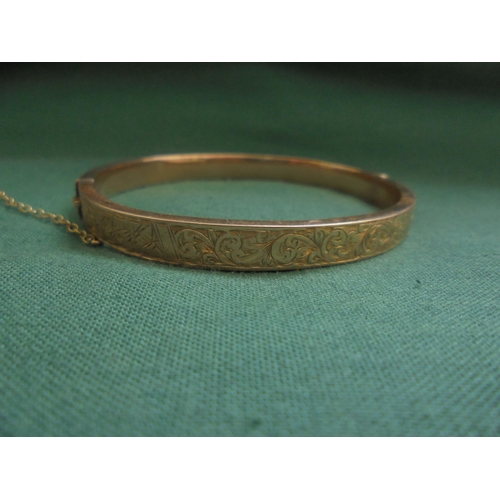 630 - Vintage bangle, Birmingham 1901, 0.43 oz.