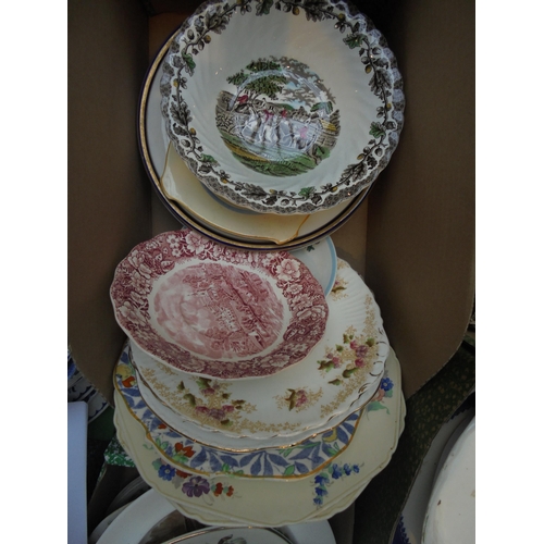 9 - Variety of tea sandwich plates, bowls and dining plates