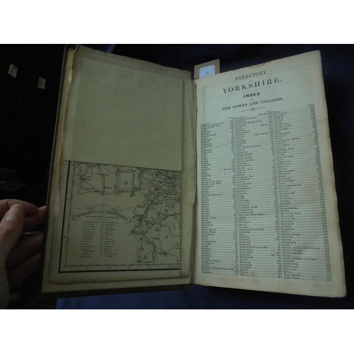 630F - Victorian book dated 1849 entitled ''Slaters Royal National Commercial Directory and Topography of Y... 