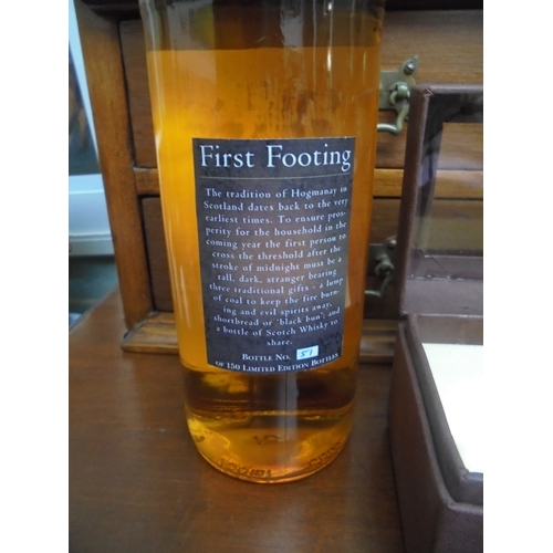 394 - Five bottles, the first Footer single Speyside malt whiskey, Glenfiddich  Salara Reserve single malt... 