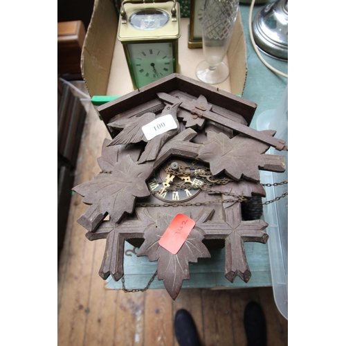 100 - Old wooden Cuckoo Clock