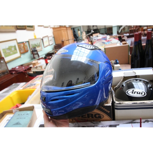 249 - Caberg motorbike helmet (as new)