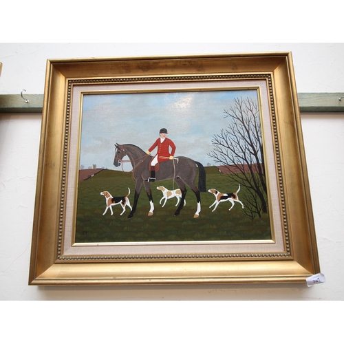 267 - Vincent Haddelsey 'The Burton Whips' oil on canvas, signed