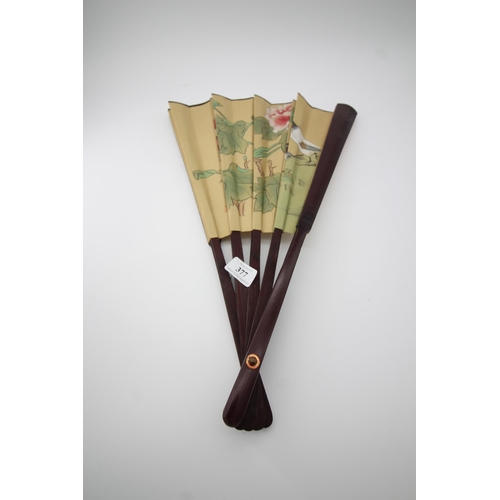 377 - Large Chinese decorative fan