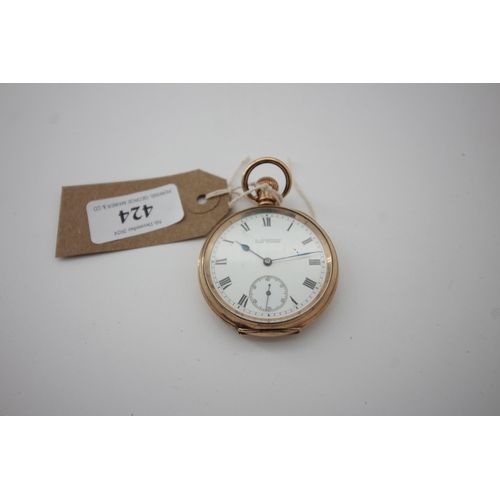 424 - Waltham pocket watch (working)