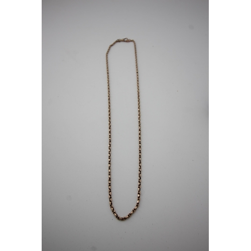 474 - Gold belcher chain (small damage to some links)