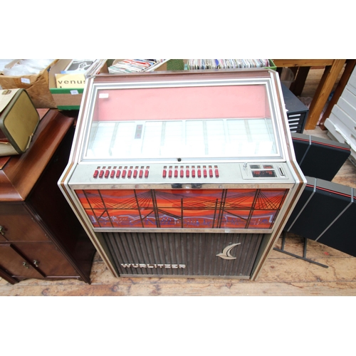 475 - Wurlitzer Jukebox and has a serial reference number 19554, in working order and recently serviced