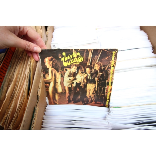 492 - Box of over 200 45 rpm records from the 1970's, covering artists L to N mainly rock and pop music to... 