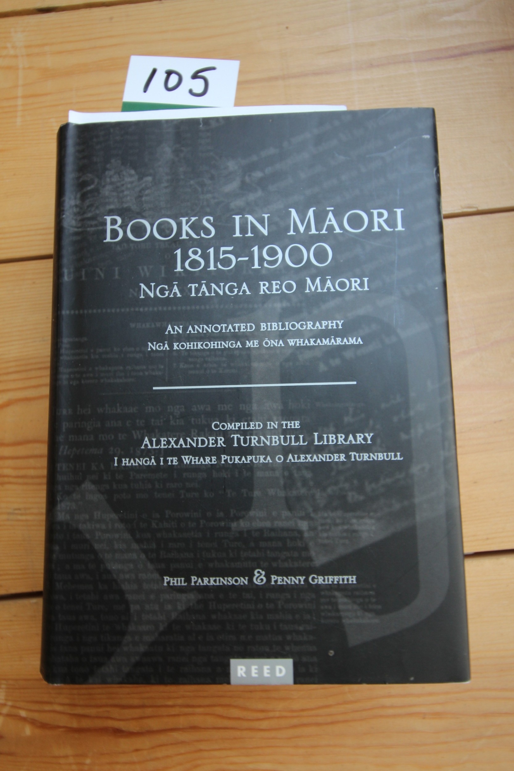 BOOKS IN MAORI 1815-1900 Nga Tanga reo Maori by Parkinson and Griffith ...