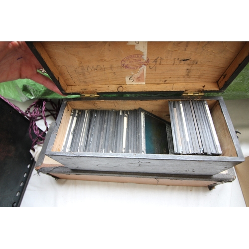 244 - 2 general boxes of Magic Lantern slides, various scenes, animal and landscapes
