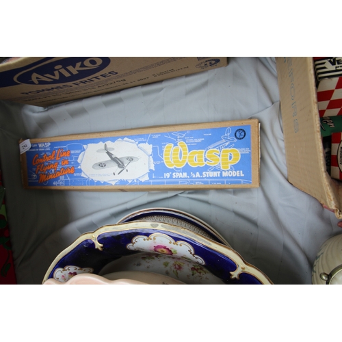 254 - Originally boxed model aircraft ''Wasp'' 19'' span designed by Brian Lewis