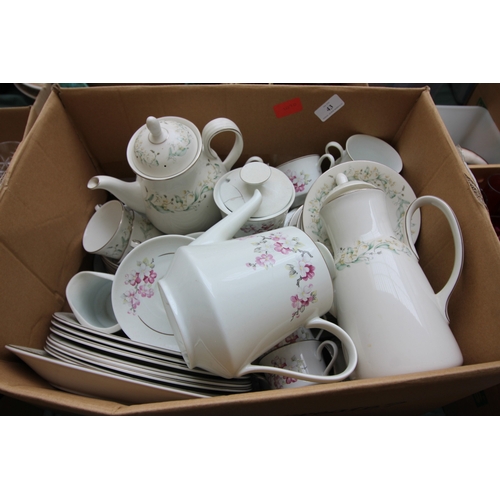 43 - 2 part tea-sets, 1 Royal Doulton Woodland Glade and 1 other