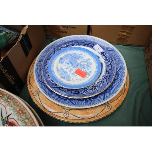 5 - Selection of blue and white decorative plates