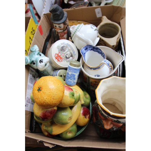 53 - Selection of decorative jugs and other ceramic ware