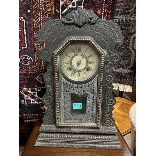 4 - American Ansonia Gingerbread Mantle Clock