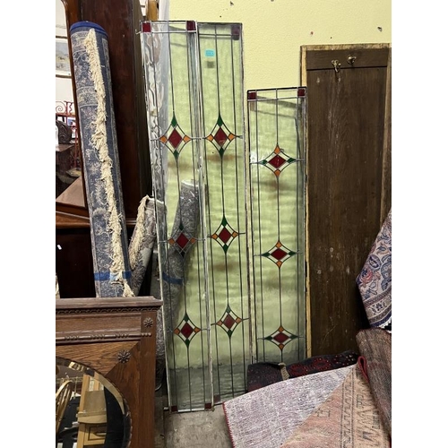 1 - 3 Pieces of Modern Leaded Glass