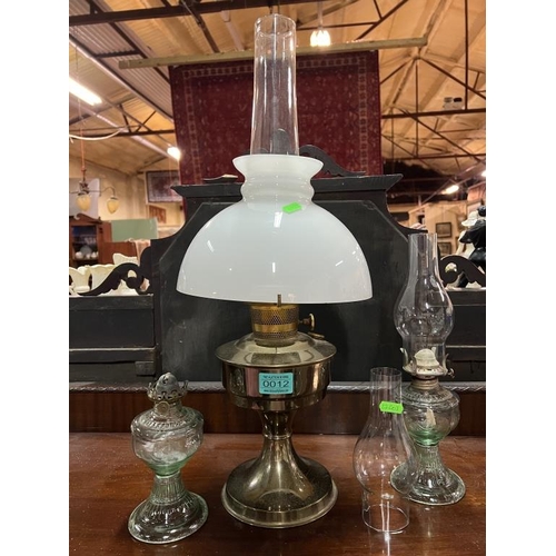 12 - Three Vintage Oil Lamps