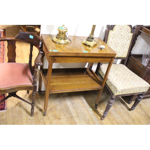 105 - Vintage Walnut Games/Hostess Trolley