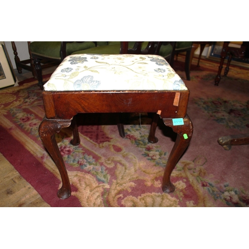 118 - 19th Century Mahogany Stool