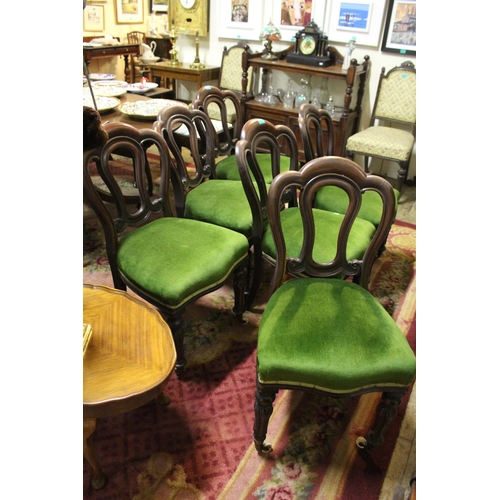 119 - Set of 6 Victorian Mahogany Dining Chairs