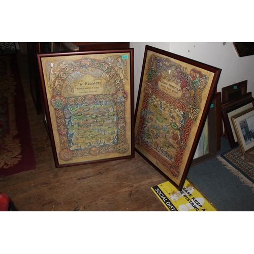 49 - Two Large Clare Heritage Framed Prints