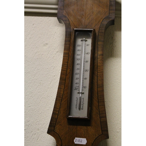 69 - Art Deco Style Walnut Barometer