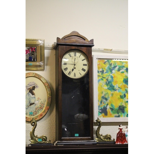 76 - Early 20th Century Regulator Wall Clock