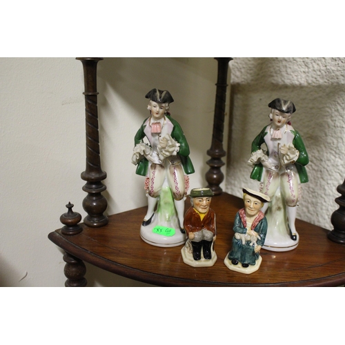 87 - Collection of Porcelain Figures and Dishes