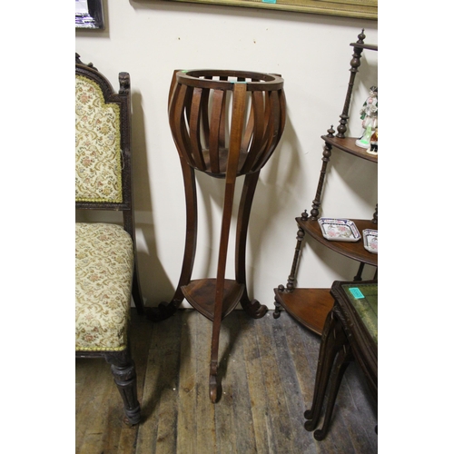 89 - Vintage Mahogany Jardiniere Stand