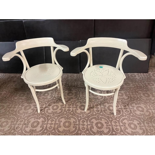 421 - Pair of Vintage Bentwood Armchairs (70cm Wide x 81cm High)