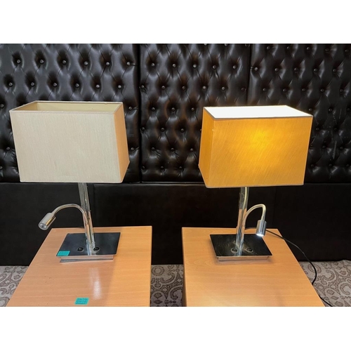 1151 - Pair of Chrome Reading Lamps