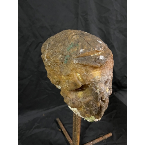 24 - Resin Skull mounted on Stand (44cm High)