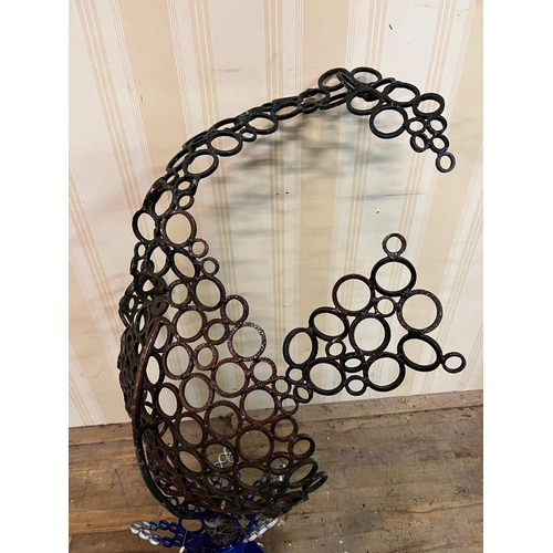 98 - Unusual Metal Garden Sculpture (100cm High)