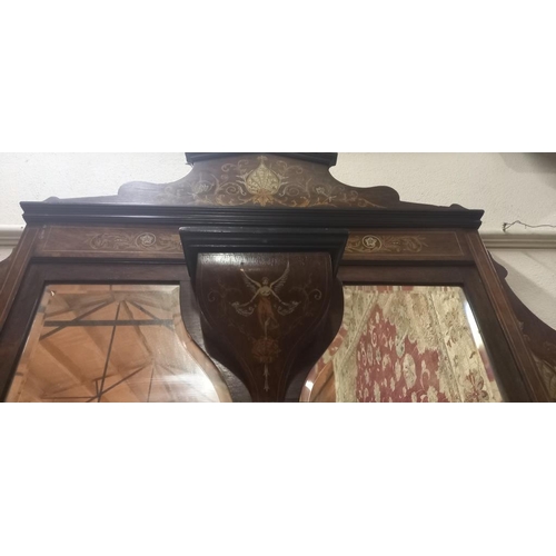 20 - Very good Victorian Rosewood Chiffonier profusely Inlaid