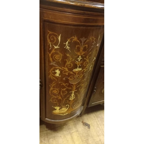 20 - Very good Victorian Rosewood Chiffonier profusely Inlaid