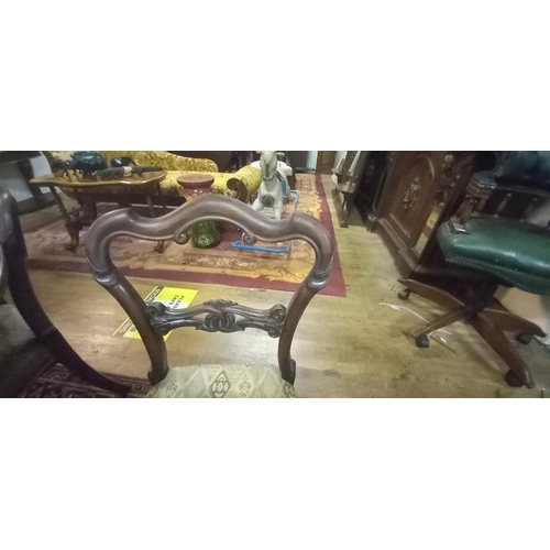 49 - Good set of 6 Victorian Rosewood Dining Chairs