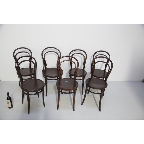 184 - 7 Antique Bentwood Chairs