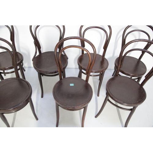 184 - 7 Antique Bentwood Chairs