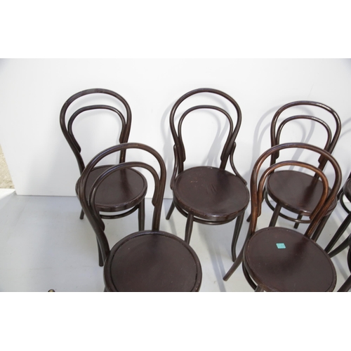 184 - 7 Antique Bentwood Chairs