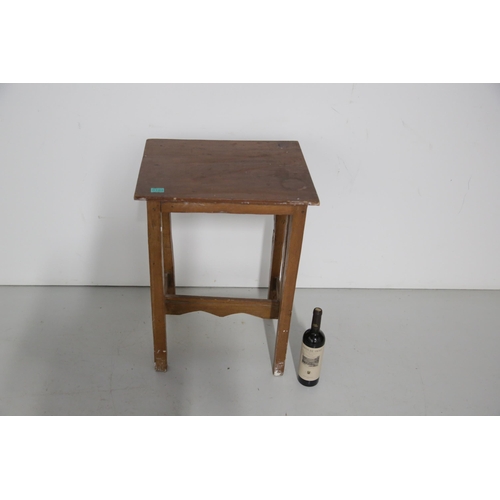 194 - Vernacular Painted Occasional Table (50 cm W x 70 cm H x 40 cm D)