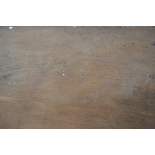 Antique Mahogany Notice Board (96 cm W x 83 cm H x 7 cm D)