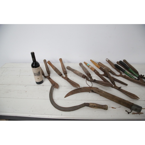 Collection of Garden Shears Etc.