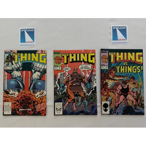 12 - The Thing Comic Collection Marvel Comics- #7, 9, 16, 30, 33, (1983 - 85)Various conditions mostly VG... 