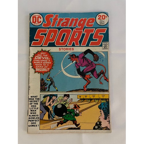 31 - Strange Sports Stories #1 DC Comics Devil Cover 1973 VG Condition, Bagged and Boarded