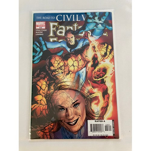 49 - Fantastic Four, Marvel Comic Collection #536-543 (2006/07) Road to Civil war & Civil War, 9 Comics (... 